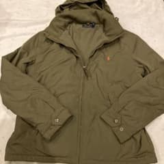 極美品 ポロラルフローレン ジップアップブルゾン 裏起毛 ポニーロゴ