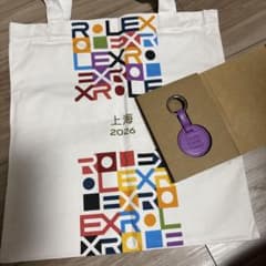 ROLEX 上海100周年記念 トートバッグ キーホルダーノベルティセット