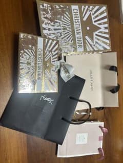 CHRISTIAN DIOR/JILL STUART/YSL 紙袋 5枚セットのサムネイル
