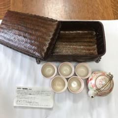 安南焼食器　茶器セットのサムネイル