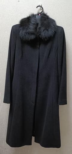 美品✨ LISSEO（リセオ）ロングコート フォックスファー - メルカリ