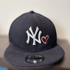 New Era NYロゴ スナップバックキャップ ネイビーのサムネイル