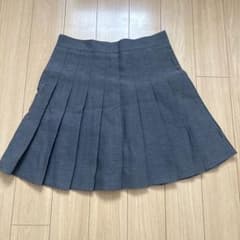 プリーツスカート グレー Lサイズのサムネイル