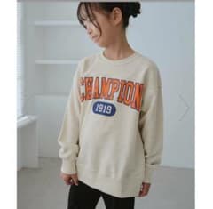 Champion 1919 ロゴ トレーナー ベージュのサムネイル