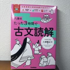 八澤のたった3時間で古文読解のサムネイル