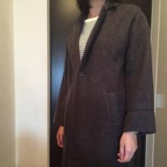 新品！！未使用！ チェスターコート グレーのサムネイル