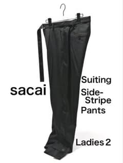 sacai SuitingSide-StripePants/Ladies2のサムネイル