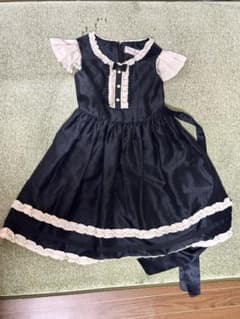黒色ワンピース、シャーリーテンプル