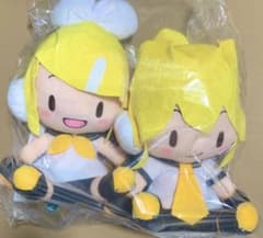 初音ミクシリーズふわぷちメガジャンボぬいぐるみ　鏡音リン　鏡音レン