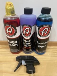 Adam's Polishes（アダムスポリッシュ）メガフォーム等 3点セット