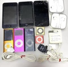 Apple iPod 4台+1まとめ売り デジタルプレーヤー 本体他 ジャンク品