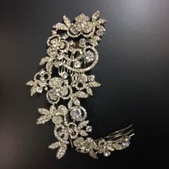 ウェディング ヘッドドレス ヘアアクセサリー ヘアピースのサムネイル
