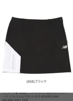 NEW BALANCE GOLF ブラック ゴルフプリーツスカートのサムネイル