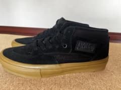 VANS バンズ SKATE HALF CAB 黒 ガムソール