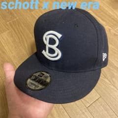 schott new era コラボ　キャップのサムネイル