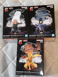 フィギュア3体セット+おまけ付き 新品未開封】NARUTO 三すくみ フィギュア 3体セット - メルカリ
