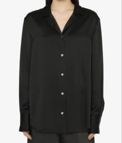 enof ace long sleeve shirt 02 黒 アセテート - メルカリ