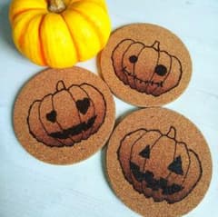 1枚130円 ハロウィンコースター