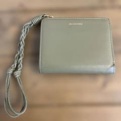 JIL SANDER 二つ折り財布 オリーブグリーン - メルカリ