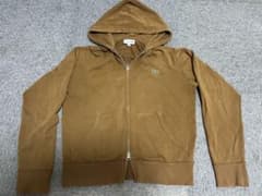 LACOSTE ハーフジップパーカー ブラウン