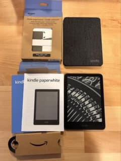 Kindle Paperwhite 16GB 第12世代 広告なし 純正カバー付 - メルカリ