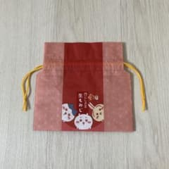 ちいかわ　にしき堂　生もみじ　巾着袋