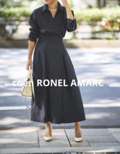 最終値下☆新品☆ coen RONEL AMARCカシュクールシャツドレス - メルカリ