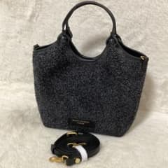 極美品 GIANNI CHIARINI ショルダーバッグ DUA デュア 黒 - メルカリ