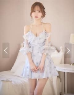ブルー　AR26801 AngelR キャバドレス　ローブドフルールのサムネイル