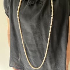 ロングパールネックレス 2連仕様のサムネイル