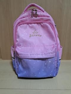 リュック　女の子　ピンク&パープル　グラデーション　星柄のサムネイル