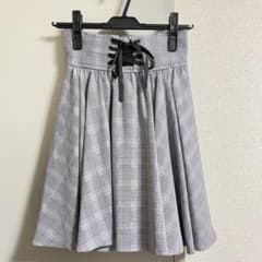 INGNI チェック フレアスカート イングのサムネイル