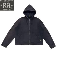 超肉厚 至高 90s RRL 三ツ星 ジップアップパーカー ジップパーカー