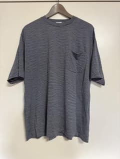 COMOLI 21ss サマーウール天竺Tシャツ 3 ボーダー - メルカリ