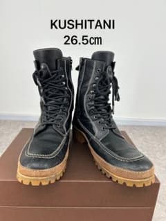 KUSHITANI【バイクブーツ モカシンブーツ】26.5cm ブラック - メルカリ
