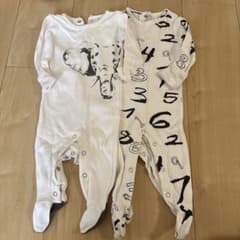 L'ovedbaby ロンパース 2枚セット 0-3Mのサムネイル