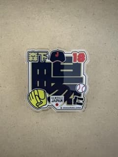 森下暢仁選手アクリルネームバッジのサムネイル