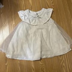 ベビー チュール ワンピース ベージュのサムネイル