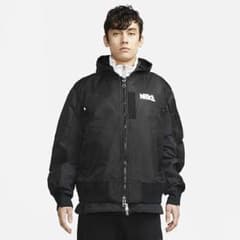 (最終)Sacai x Nike ナイキ×サカイレイヤードボンバージャケットのサムネイル