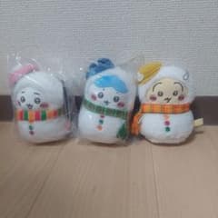 雪だるま ぬいぐるみ3点セットのサムネイル