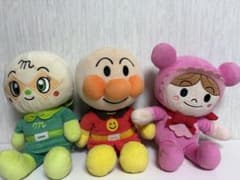 アンパンマン メロンパンナちゃん あかちゃんまん ぬいぐるみセットのサムネイル