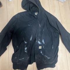 9*●様 Carhartt フード付きジャケット ブラックのサムネイル