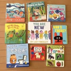 絵本　まとめ売り しかけ絵本　英語絵本　洋書　日本語　10ぴきいもむしだいこうしのサムネイル