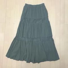 antipua mulumulu ムルムル ロング スカート カーキ 綿