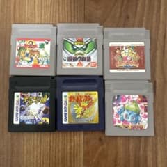 ゲームボーイ ソフト 6本セット まとめ売りのサムネイル