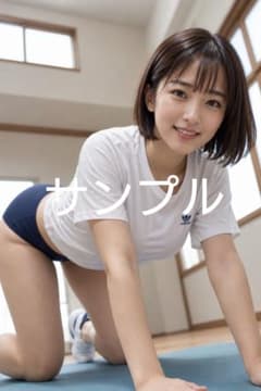 138 AI美女画像　女性ポートレート イラスト 写真 A4光沢紙ポスターのサムネイル