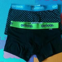 ❰新品未使用❱OUT DOOR ボクサーパンツ２枚組のサムネイル