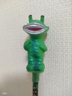 昭和レトロ当時物 ウルトラマン怪獣えんぴつ カネゴン ソフビ マルサン