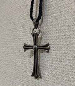 925レザーカスタムネックレス 鹿紐・ラージクロスベイルネックレス セット 925レザーカスタムネックレス 鹿紐・ラージクロスベイル