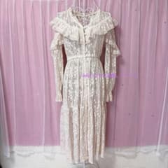 総レースワンピース♡フェアリーグランジ森ガール姫カジvintage - メルカリ